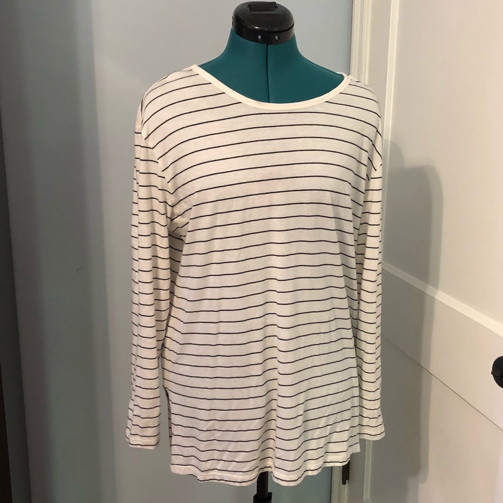 BP side slit tee - long sleeve